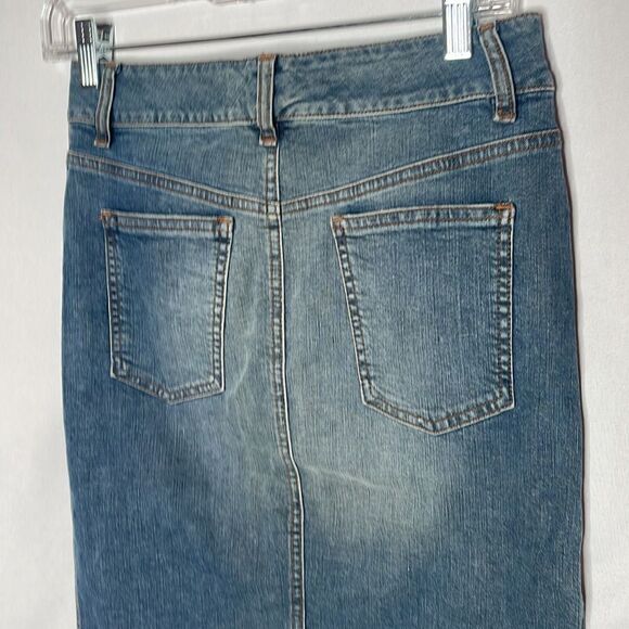 R.E.D. Valentino Jean MIDI Skirt. Size 38. (2) - Picture 8 of 10